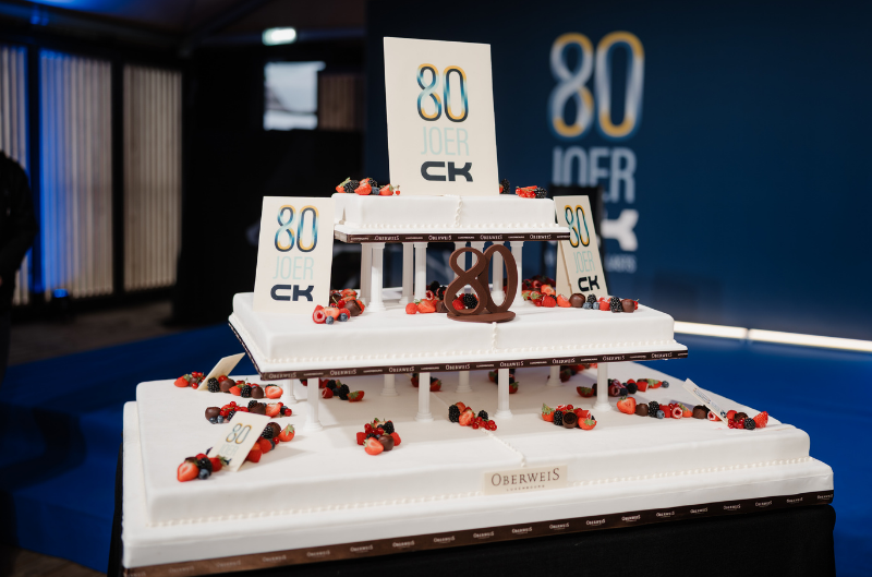 gateau anniversaire CK 80 ans