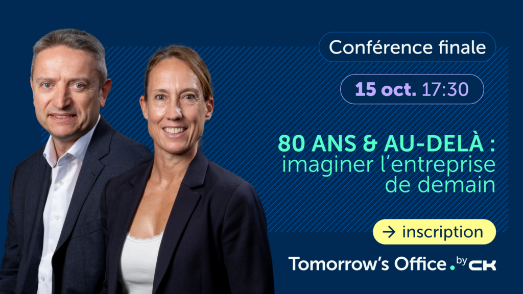 Anne Kremer et David Gray pour la Conférence finale Tomorrow's Office 2026 by CK